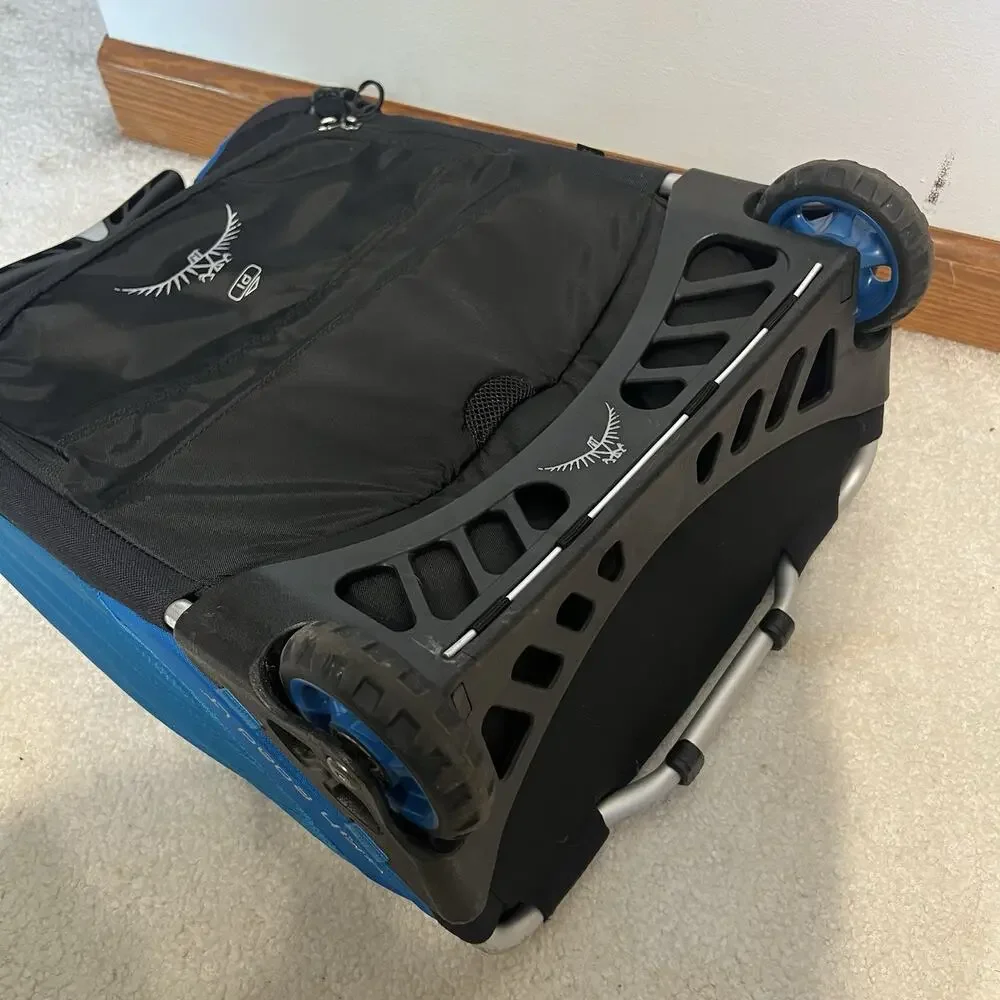 Osprey Ozone High Road LT 18” Rolling Luggage Wheeled Suitcase Travel Blue Carry